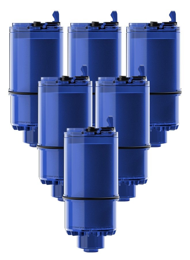 ووتر دروب فلتر مياه Waterdrop معتمد من NSF 42، بديل لجميع أنظمة ترشيح الصنابير PUR® وPUR®PLUS، فلتر مياه الصنابير Pur® RF-9999®، مدة الصلاحية 18 شهرًا (6 قطع) - Image 1