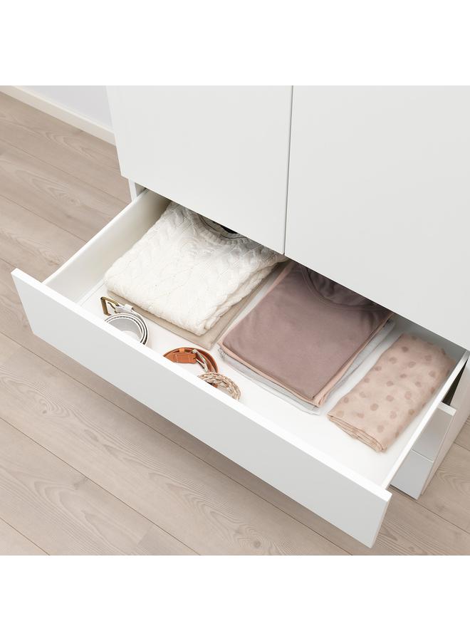 Zaboon Drawer, white/white, 80x57x20 cm - Image 3