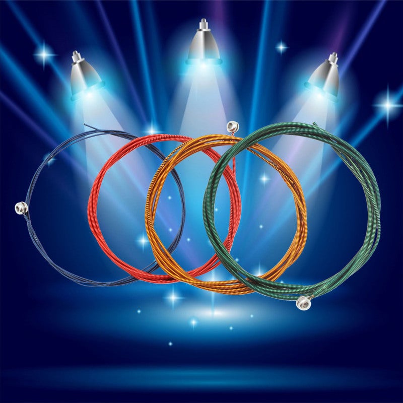 IRIN Electric Bass String Set 4 Pieces Made Of High Quality Imported Hexagonal Steel Core - Smooth Anti-Rust Lightweight Strings For Rock Funk Beginners - Image 3