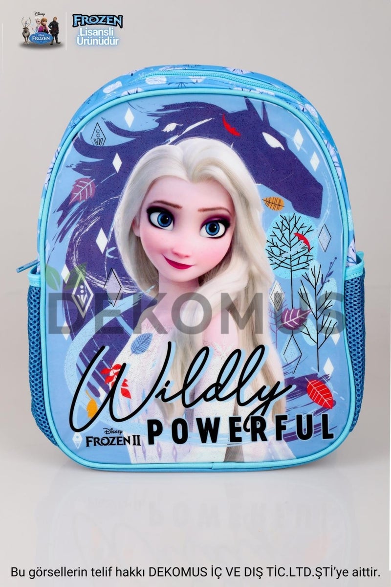 Elsa New Season Licensed Frozen Kindergarten Bag, Lunch Bag and 2-Layer Lunch Box Set - Image 2