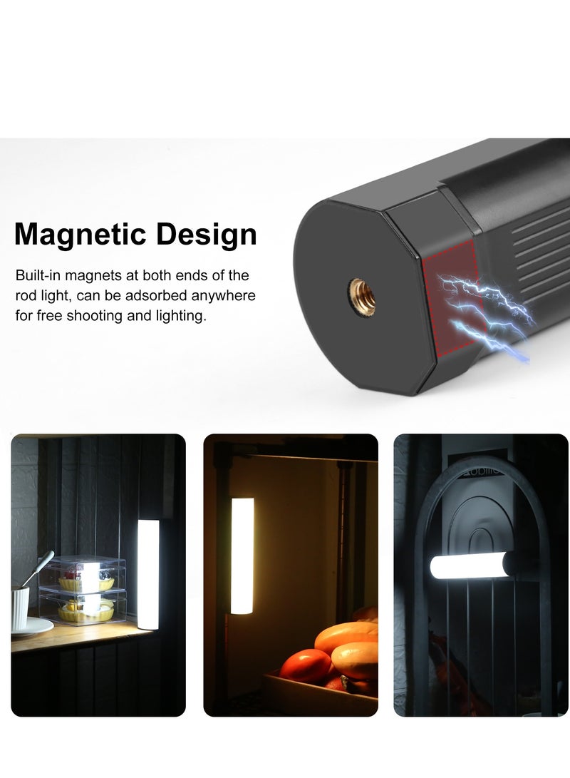 17cm/6.7in Portable RGB Light Stick LED Tube Light Wand 6W Photography Fill Light 2500K-9000K Dimmable 21 Lighting Effect Built-in Battery for Vlog Live Broadcast Photography - Image 5