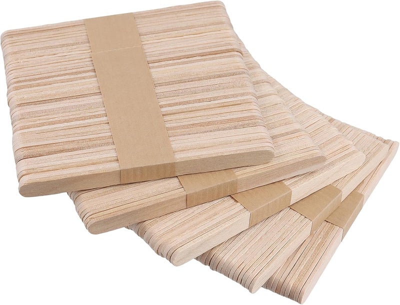 SHEUTSAN SHEUTSAN 3000pcs 45 Inch Popsicle Sticks Wooden Craft Sticks Wood Ice Cream Stick for DIY Crafts Home Art Projects  - Image 4