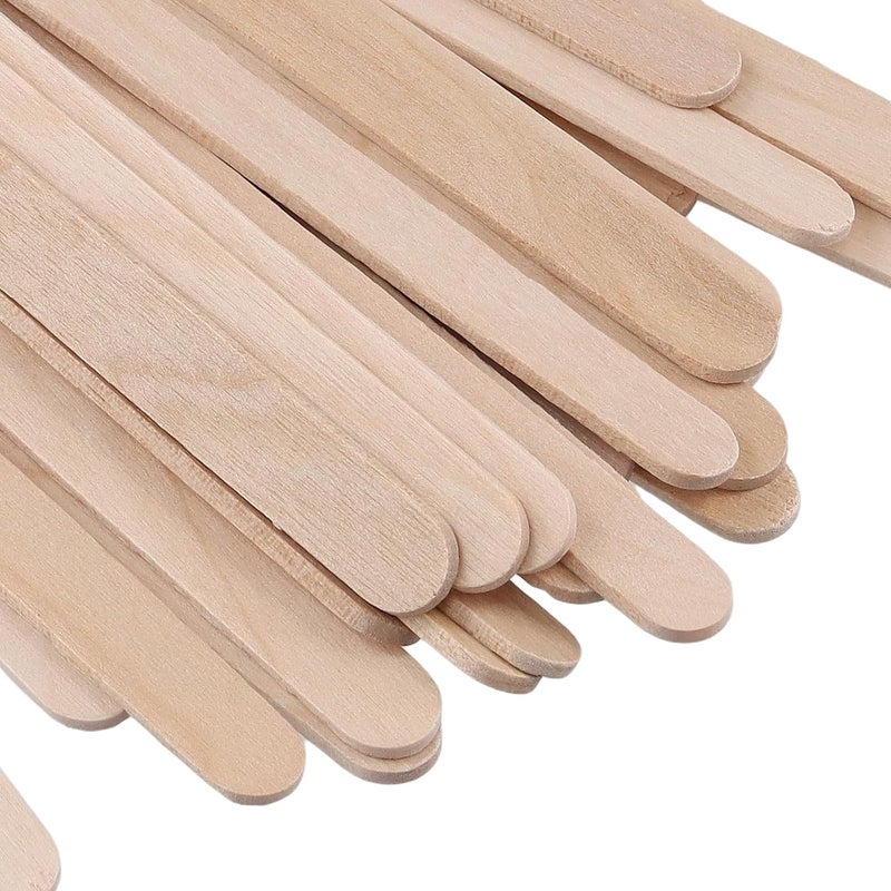 SHEUTSAN SHEUTSAN 3000pcs 45 Inch Popsicle Sticks Wooden Craft Sticks Wood Ice Cream Stick for DIY Crafts Home Art Projects  - Image 3