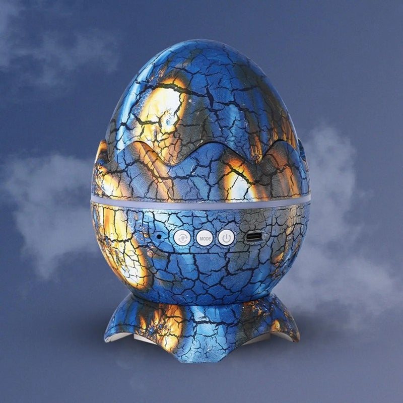 Hediyesahibi Decorative Cracked Dinosaur Egg Sound Speaker and Night Light  - Image 1