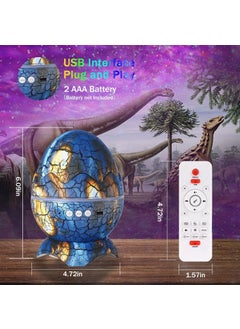 Hediyesahibi Decorative Cracked Dinosaur Egg Sound Speaker and Night Light  - Image 5