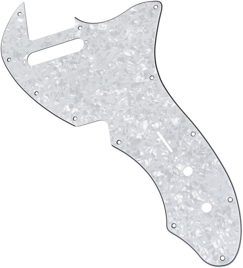 FLEOR 4Ply White Pearl TL Pickguard Guitar Pick Guard Plate with Screws Fit 69 TL Thinline Re-issue Guitar Part - Image 5