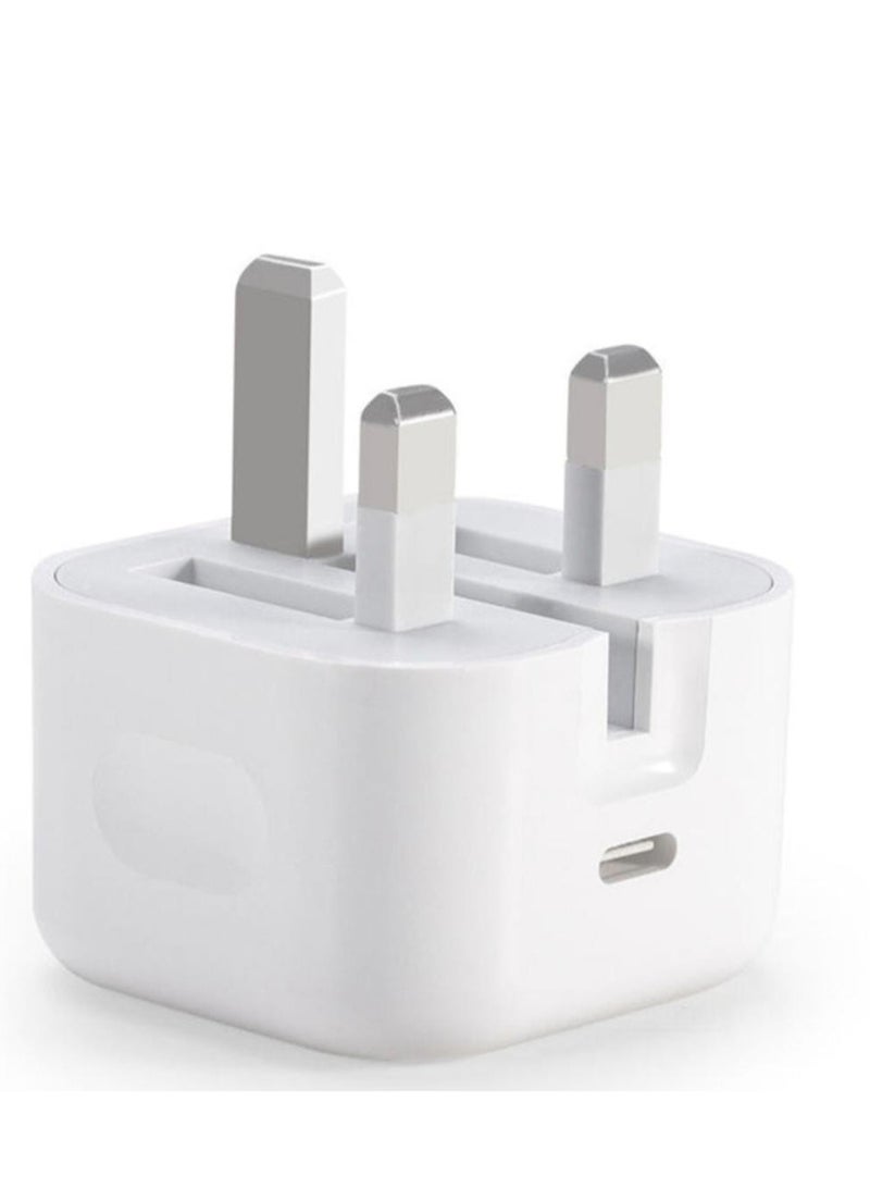 General USB  C Wall Charger With TypeC To Lightning Cable 20w White  - Image 2