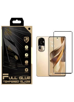 Generic One Minute Prince Glass Screen Protector 2.5D Full Glue Full edge coverage Easy to install and remove for installation of another screen protector Comfortable texture Works well with fingerprint For Oppo Reno 10 5G/Reno 10 Pro 5G  - Image 1