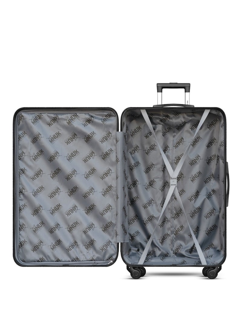 منيك مجموعة حقائب سفر للحج قطعتين بعجلات دوارة وقفل  مقاس  و بوصة فضي - Image 4