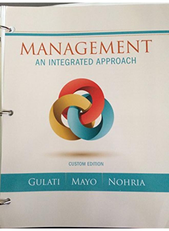 Management  An Integrated Approach  Ed   2 