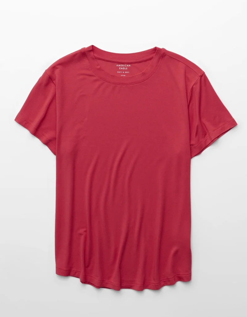 American Eagle  AE Soft & Sexy Classic T-Shirt for Women | Best Price UAE