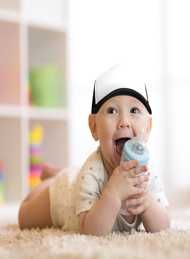 DALIX Infant Trucker Hat Baby Cap Tiny Extra Small Girls Boys in Black White - Image 5
