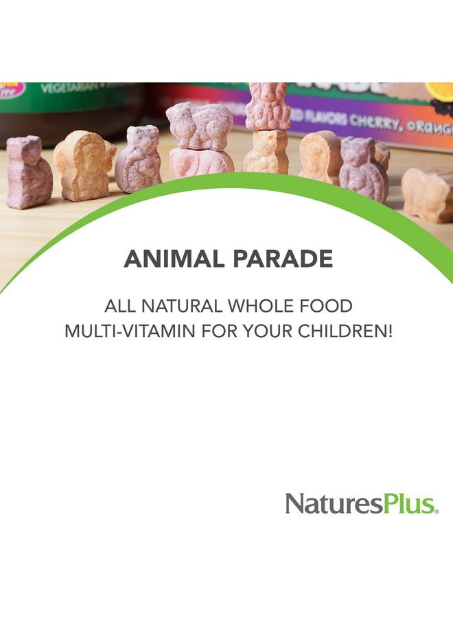 NaturesPlus Animal Parade Source of Life Gold Children's Liquid Multivitamin, 30 OZ - Natural Tropical Berry Flavor - Immune Support Supplement - Organic Whole Foods, Gluten-Free, Vegan - 60 Servings - Image 3