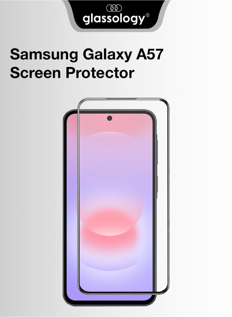glassology 9H Screen Protector for Samsung Galaxy A57 Ultra Clear, Scratch Resistant & Bubble Free - Image 1