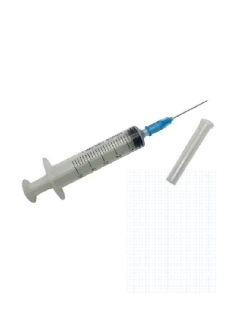 3W Healthcare Pack Of 10 Medical Disposable Syringe 5ml With Needle  - Image 3