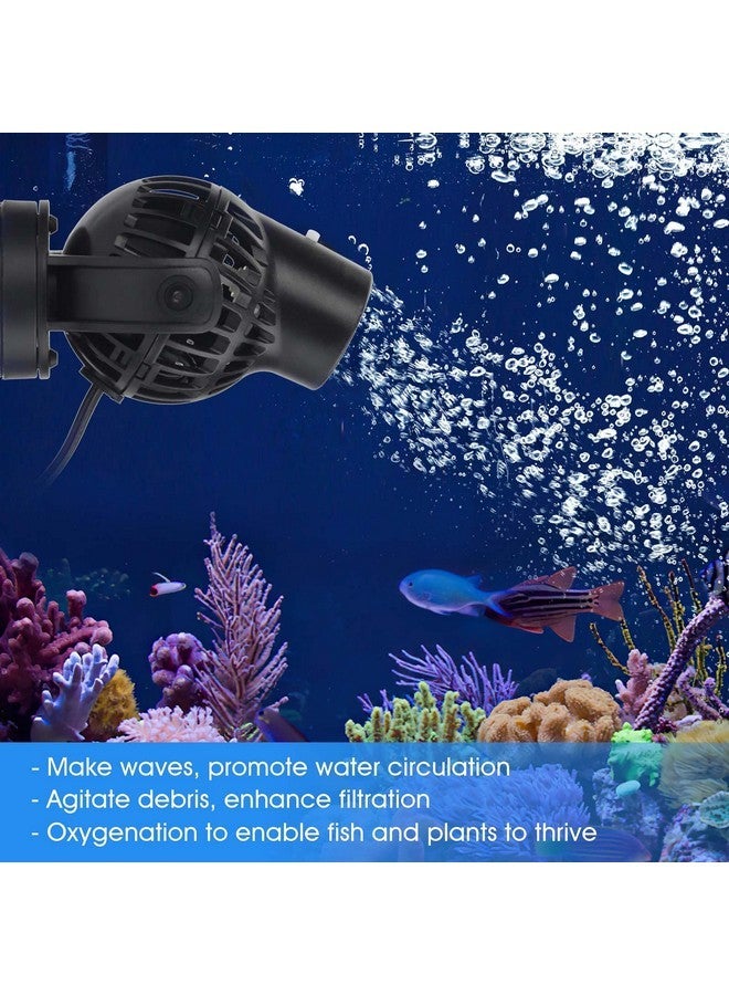 hygger Aquarium Wave Maker Circulation Pump, 1320 GPH Ultra-silence Fish Tank Powerhead with Strong Magnet Suction Base for Freshwater or Saltwater Fish Tank, 360° Rotating Submersible Water Pump - Image 5