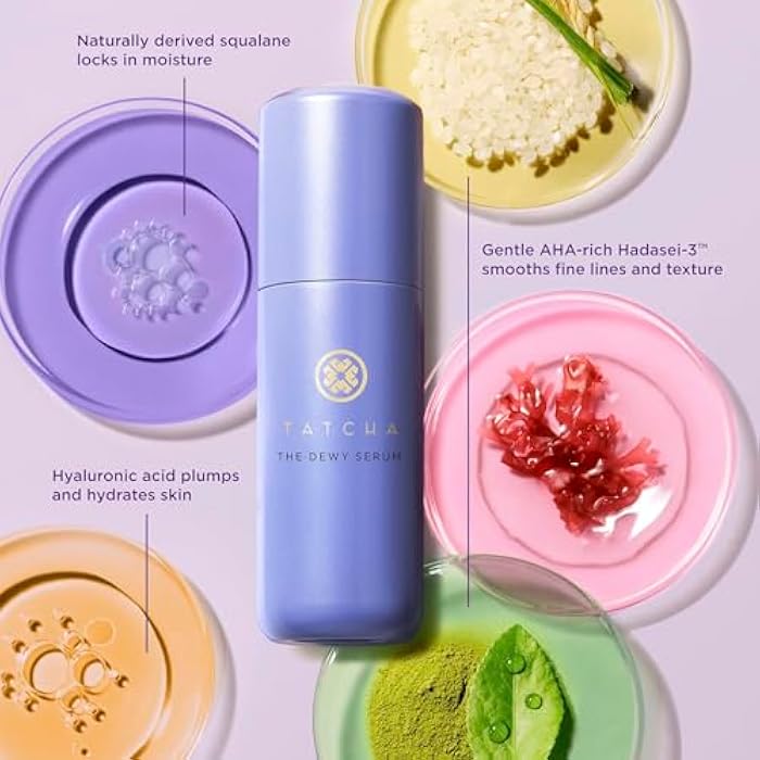 Tatcha The Dewy Serum | Hydrating Serum for Smoother, Plumper & Dewy Skin | 30 ml / 1 oz - Image 4