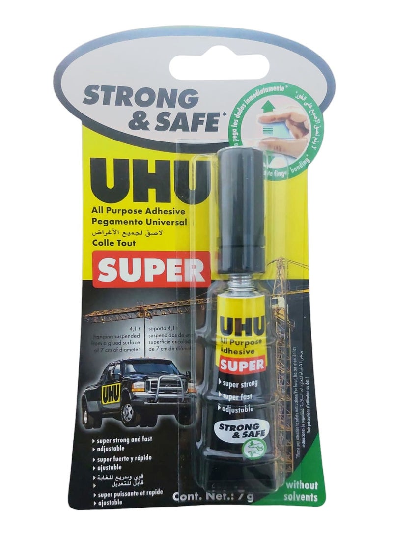 UHU Strong And Safe Super Glue Clear - Image 2