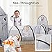 LimitlessFunN 4pc Space Rocket Ship Kids Pop Up Play Tent Crawl Tunnel Ball Pit Includes Star Lights Carrying Case Children Indoor Castle Playhouse for Boys Toddlers 47 D x 126 W x 53 H - Image 4