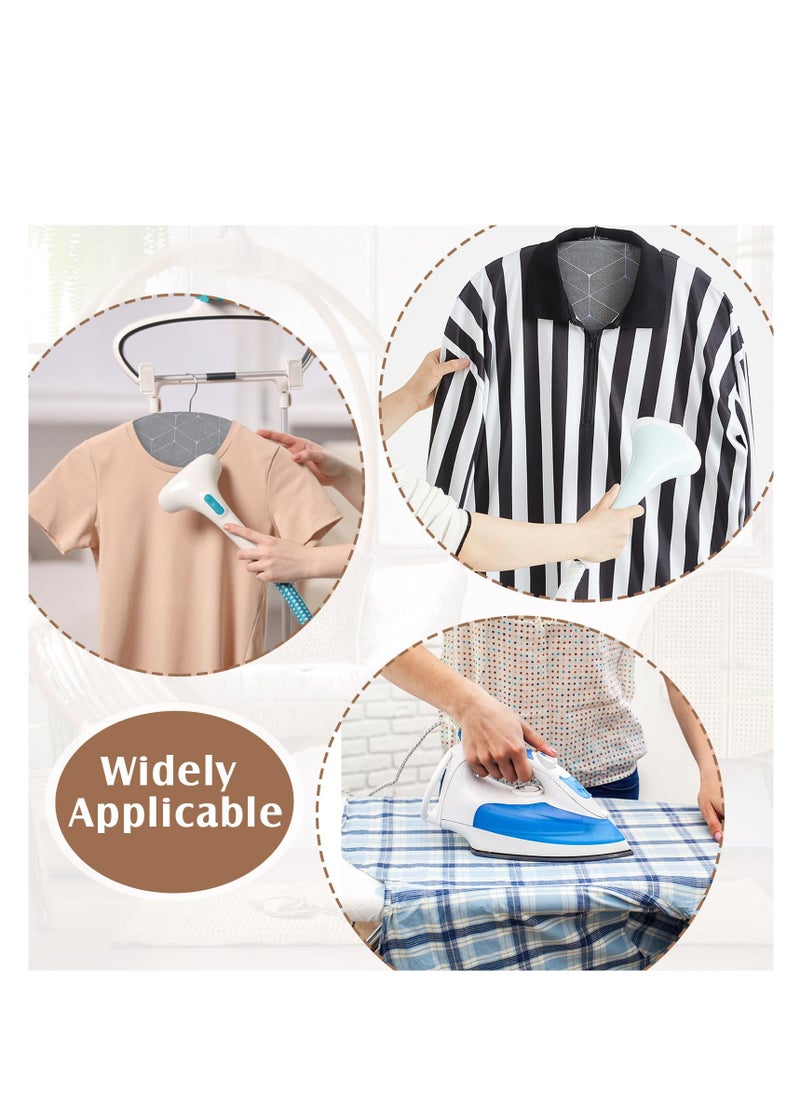 Excefore - Garment Steamer Hanging Ironing Board, Standing Handheld Garment Steamer, Dust Bag Clothes Steamer, Laundry Clothes Hanging Standing Handheld Accessory, Anti-steam Pad, Grey - Image 1