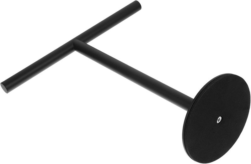 Standing Towel Rack 304 Stainless Steel Countertop Towel Holder with Balanced Base Black Metal Bathroom Vanity for Kitchen and Bathroom - Image 1
