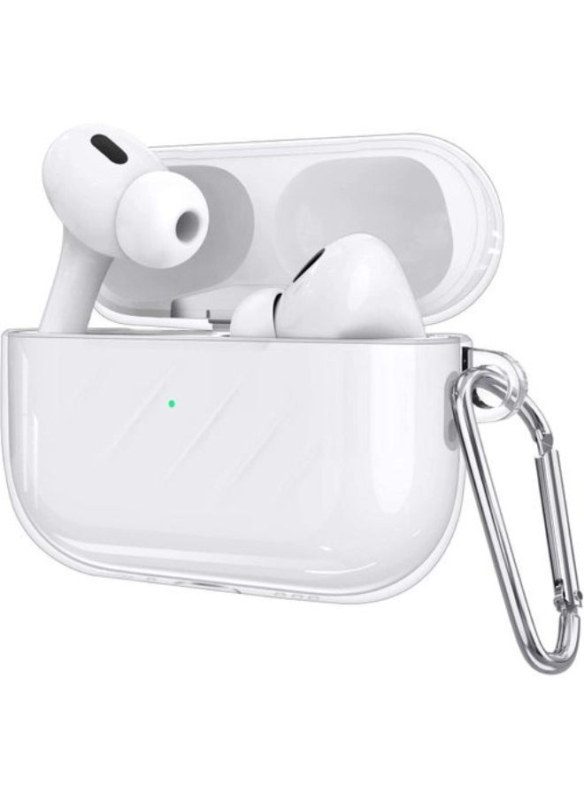 Generic - Clear Soft Silicone Clear Case For AirPods Pro 2 2022 Headphones Transparent - Image 1