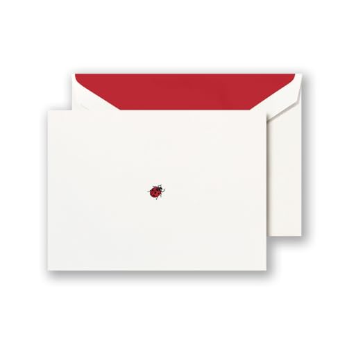 Crane Co Crane & Co. Hand Engraved Ladybug Note (RF1408) - Image 1