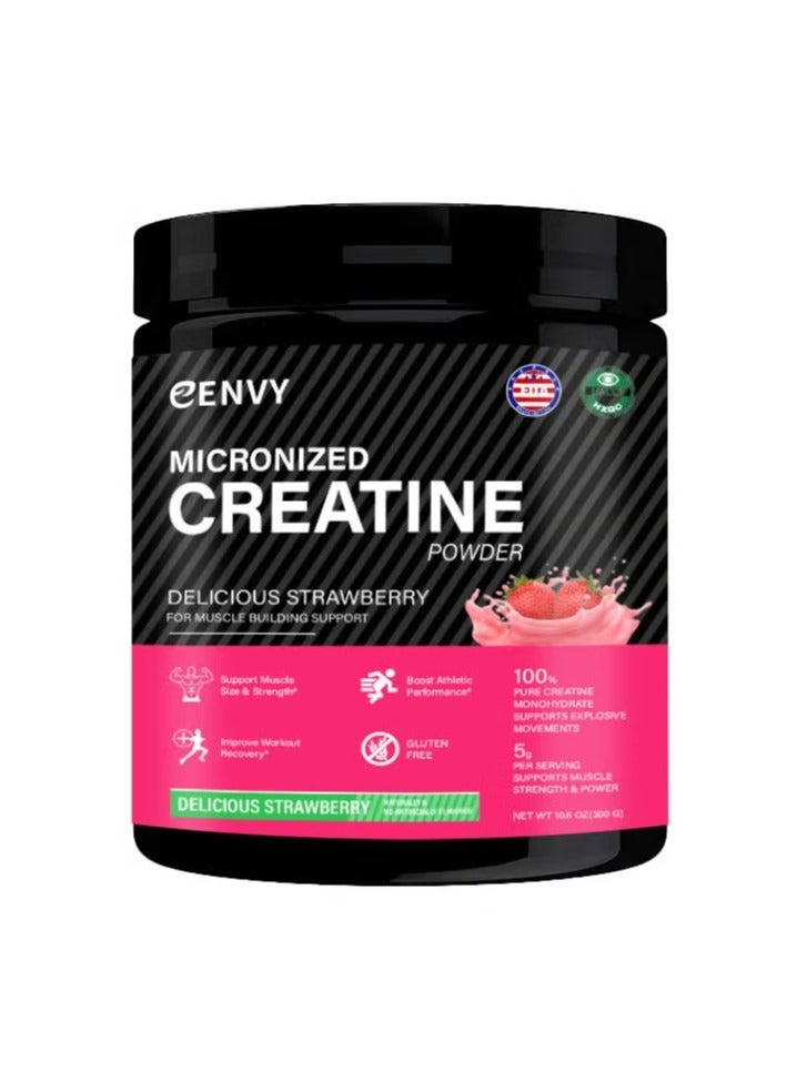 الكرياتين أحادي الهيدرات نكهة الفراولة مسحوق الخيال 300 جم