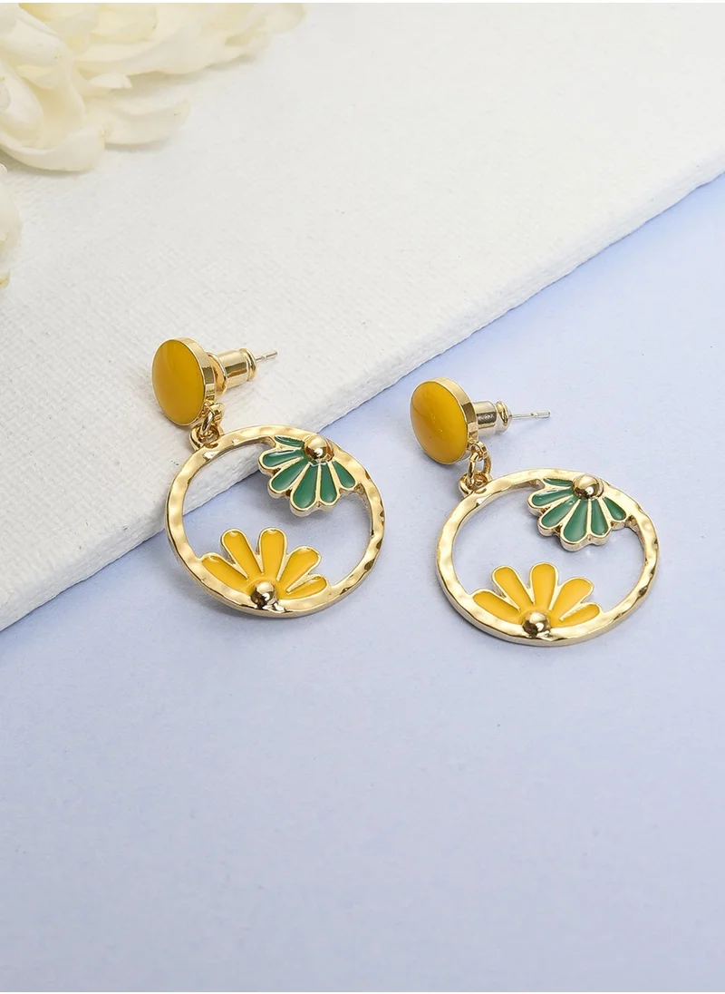 سوهي Floral Drop Earrings