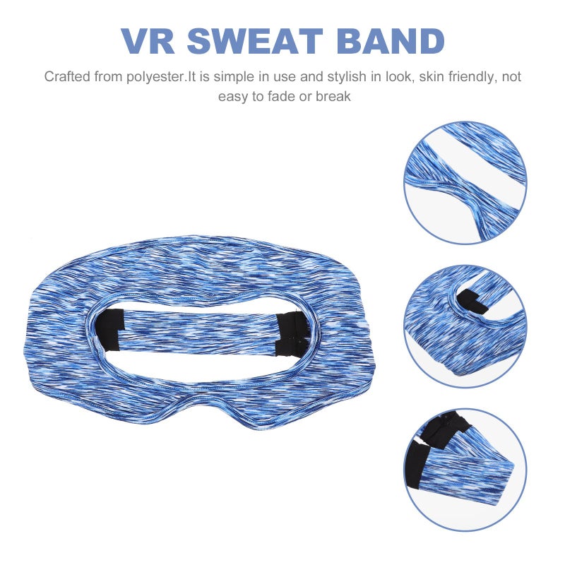 Breathable VR Face Mask Cover Comfortable Sweat Band Eye Pad For Virtual Reality Headsets - Image 4