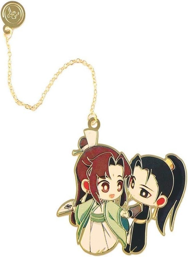 Zhuluck Metal Bookmark, Mo Dao Zu Shi Bookmark Grandmaster of Demonic Cultivation Wei Wuxian LAN Wangji Metal hollowing Chinese Style Tassel Book Markers Pagination Book Accessories - Image 1