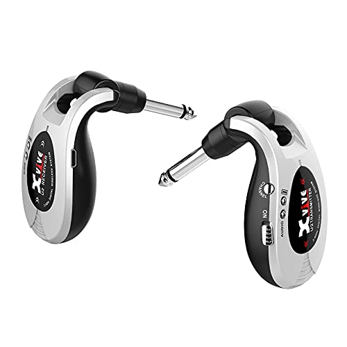 Xvive U2 rechargeable 2.4GHZ Wireless Guitar System - Digital Transmitter Receiver for Electric Guitar Bass Violin ( Silver ) - Image 2