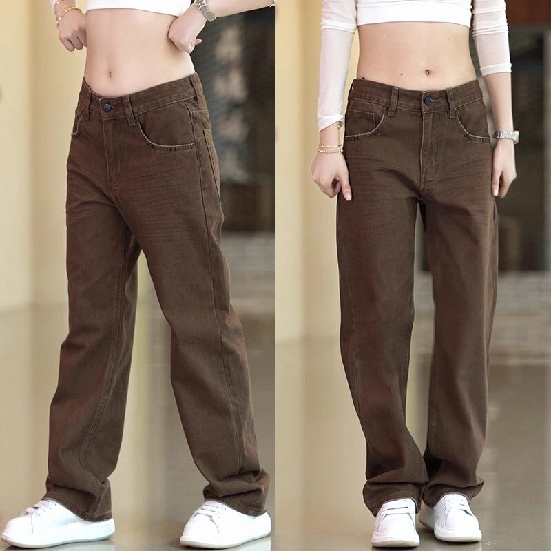 Unisex Classic Denim Jeans Loose Fit Daily Outdoor Wear - Image 4