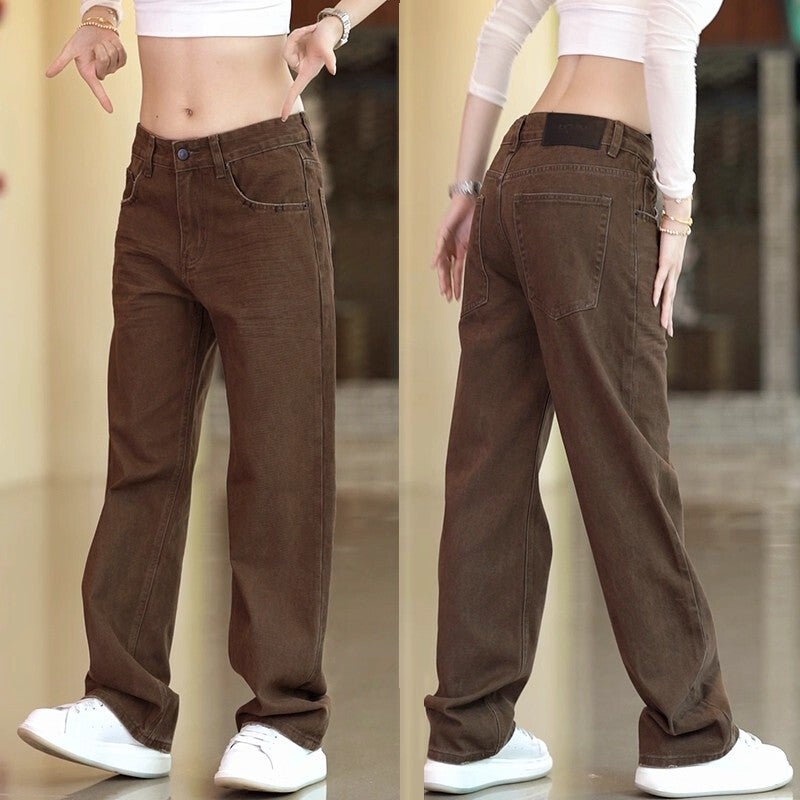 Unisex Classic Denim Jeans Loose Fit Daily Outdoor Wear - Image 3