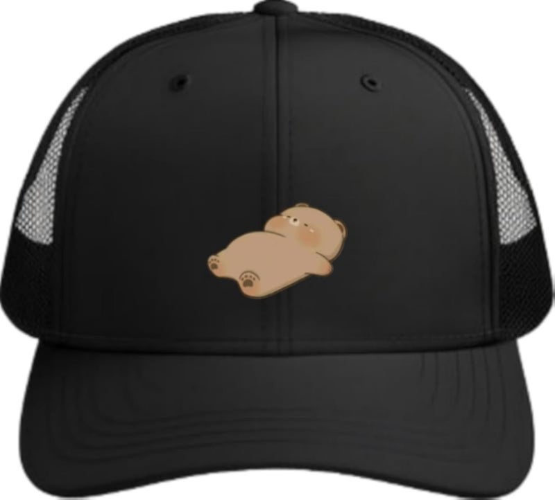 bear Baseball cap Black 18