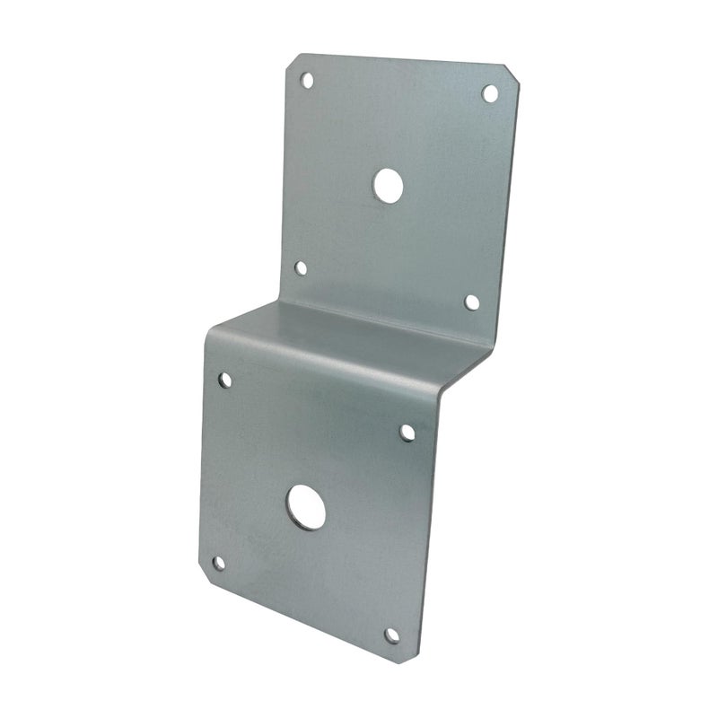 أيه أيه لوحة ربط عوارض سطح مجلفنة، دعامة على شكل حرف Z لعوارض متقاطعة 2X4 وأعمدة 4X4 - دعامة زاوية، مقياس 14 (عبوة من 10 قطع) - Image 2