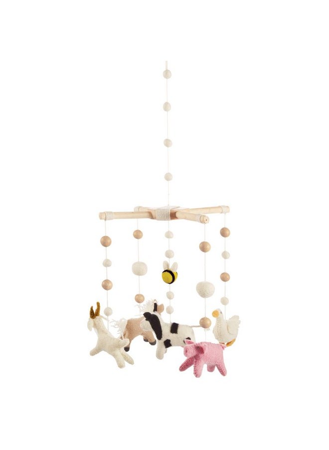 Mud Pie Nursery Crib Farm Animals Mobile, Multicolor - pzsku/Z6816FCCE889495732161Z/45/_/1737031323/3ecc9685-cf8b-4be2-ae13-8734109b0b86