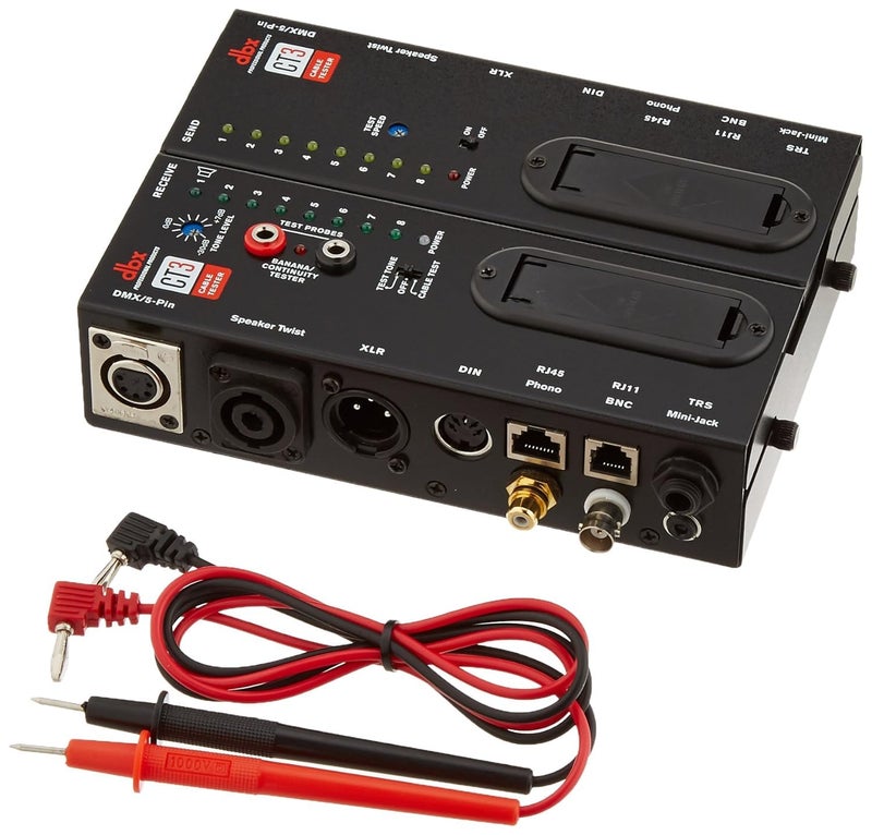 dbx CT-3 Advanced Cable Tester, Black - Image 2
