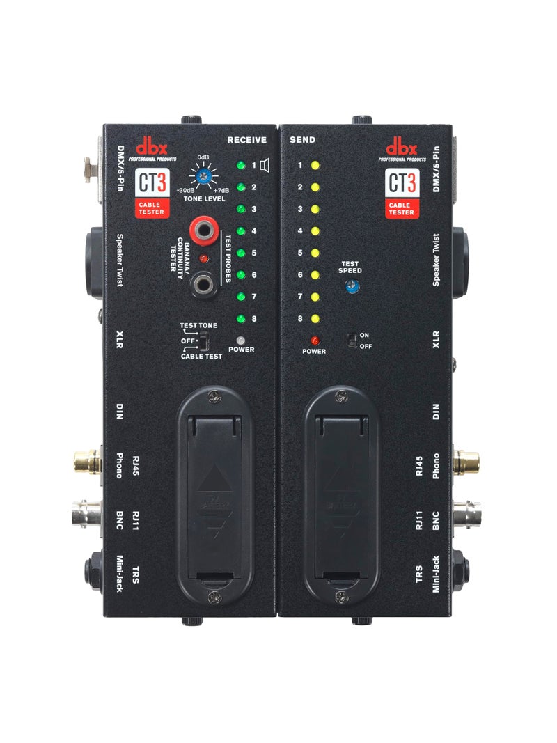 dbx CT-3 Advanced Cable Tester, Black - Image 1