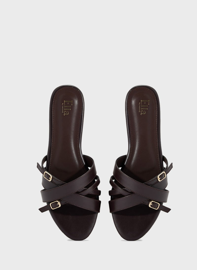 ELLA Crossover Strap Sandal  - Image 4