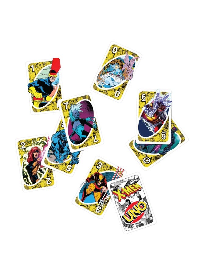 Mattel Games UNO X-Men Card Game With Marvel Comics Inspired Deck for Kids, Teens, Grown-Ups, Family Nights & Parties for 2-10 Players - Image 4