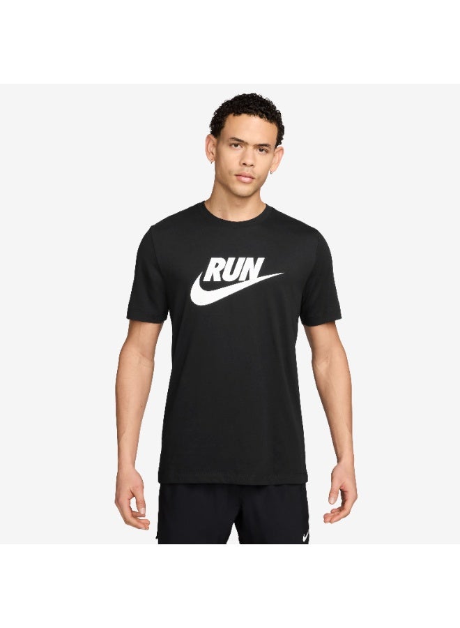 Nike Men’s Nike Dri-FIT Running Swoosh T-Shirt - Image 1