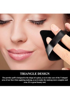 VIUAUAX 12 pcs Powder Puff Face Triangle Makeup Puff for Loose Powder Soft Body Cosmetic Foundation Sponge Mineral Powder Wet Dry Makeup Tool  - Image 4