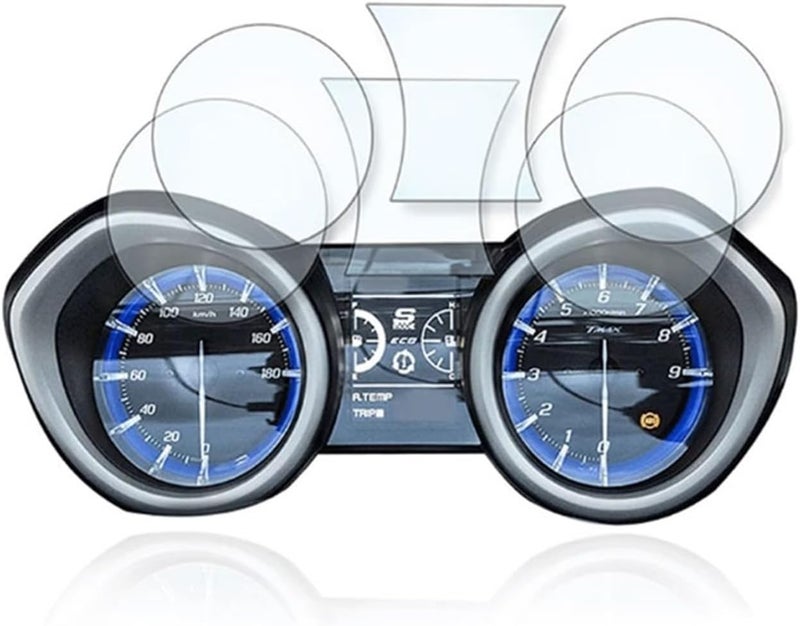 QASULER Motorcycle Instrument Cluster Scratch Protection Film - Image 1