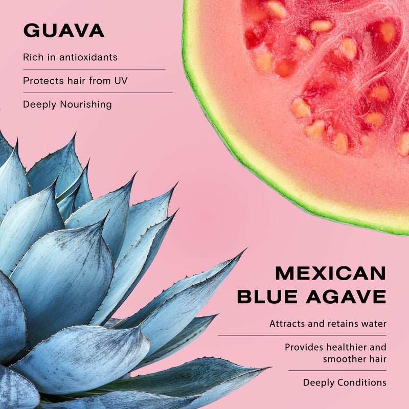 Ceremonia كريم ترطيب عميق لتركه على الشعر من سيريمونيا بجوافة مع تمر هندي وأفوكادو، 6.7 أونصة سائلة | 200 مل - Image 4