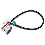 DBParts DC Power Jack Cable Harness For HP 17-X027CL 17-X047CL 17-X127CL 17-X037CL 17-X087NR 17-X010NR 17-X020NR 17-X051NR 17-X061NR 17-X115DX 17-X116DX 17-X121DX 17-X173DX 17-x001cy 17-X114DX - Image 1