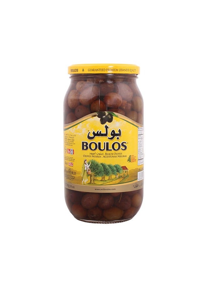 BOULOS Black Olives Extra Zahra 1kg