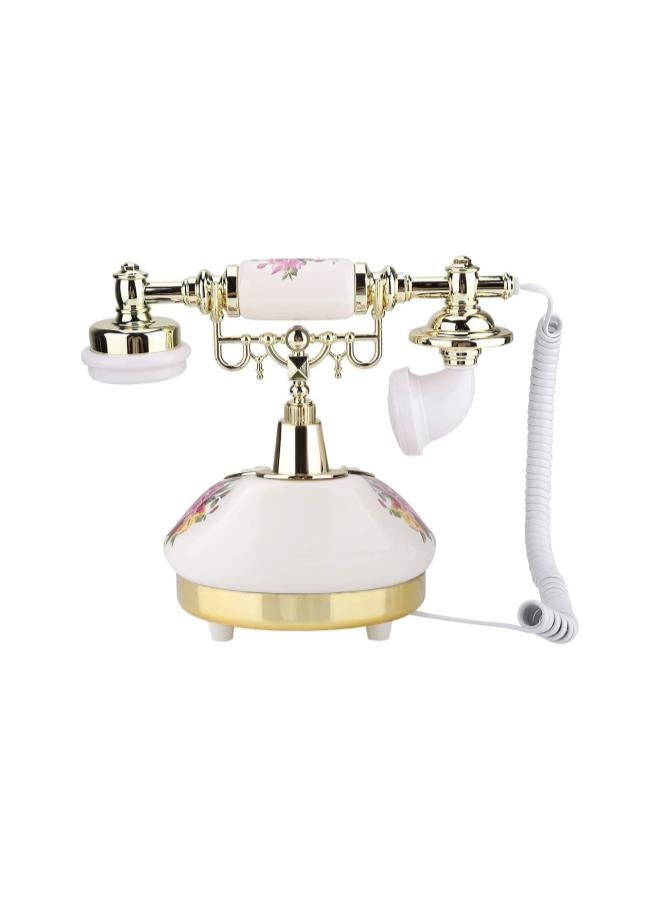 Vintage Rotary Phone, Retro Landline Phone Old Fashioned Antique Corded Princess Phone for Home Office House Decor  - Image 2