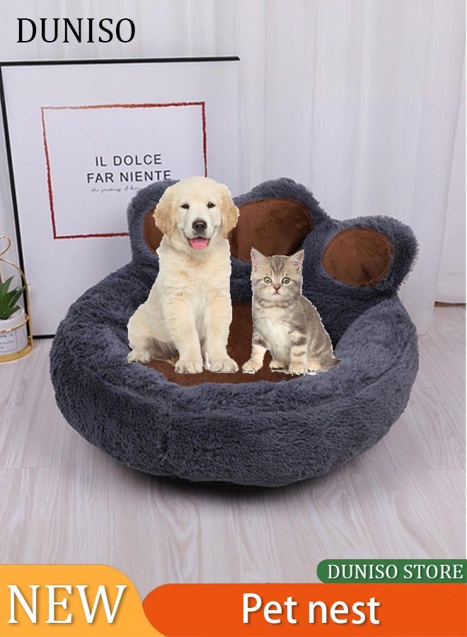 Loquat Dog cat soft bed pet supplies multifunctional cat house detachable, washable, foldable pet bed - Image 1