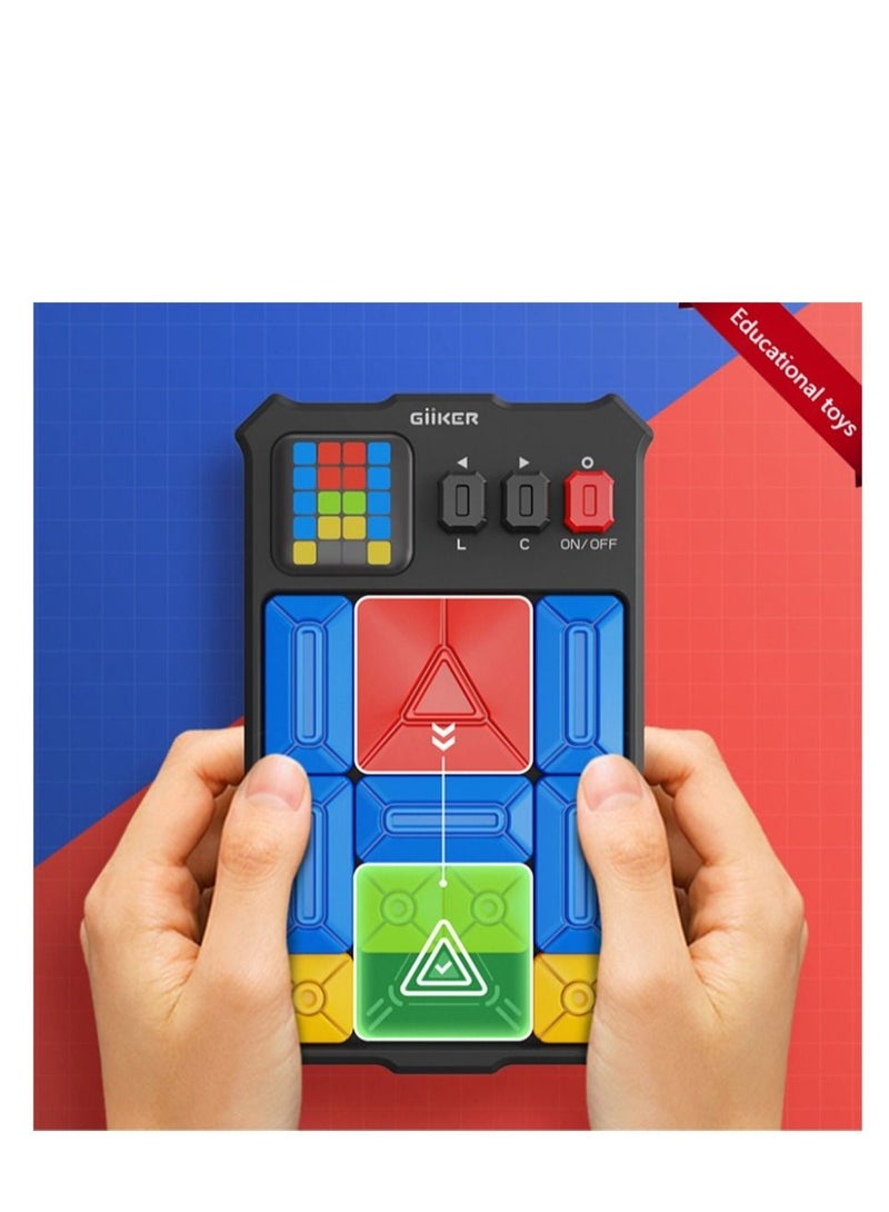 NIBEMINENT Tik Tok the same super Huarong Road or Klotski - sliding benefit intellectual thinking training pass electronic children's toys  - Image 2